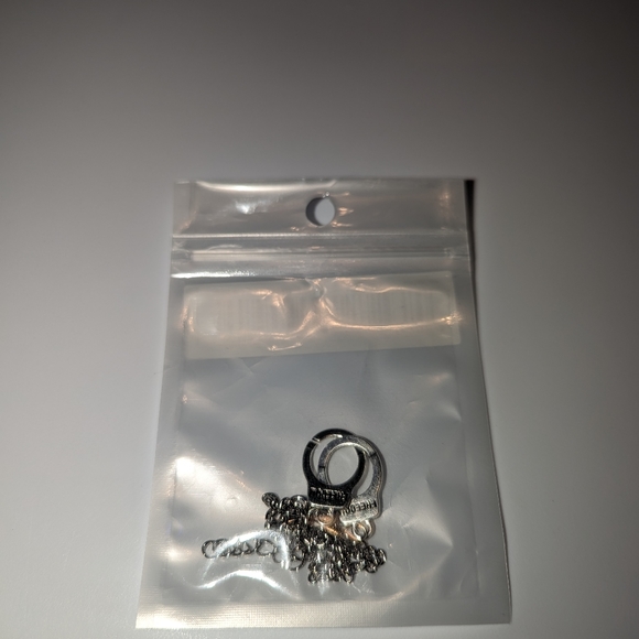 Fashion Handcuffs freedom single layer antique silver ankle bracelet - Picture 8 of 13